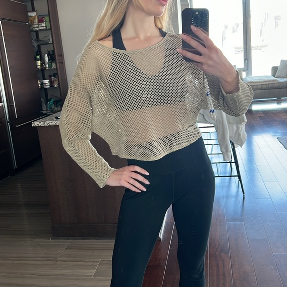 Zara Crochet Off Shoulder Top - Picture 2 of 5